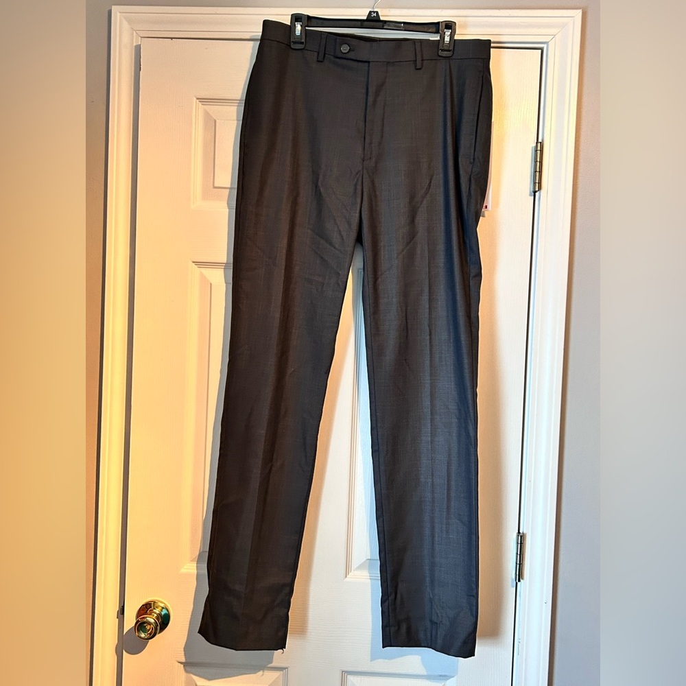Calvin Klein Men’s Dress Pants 34 x 34 Gray